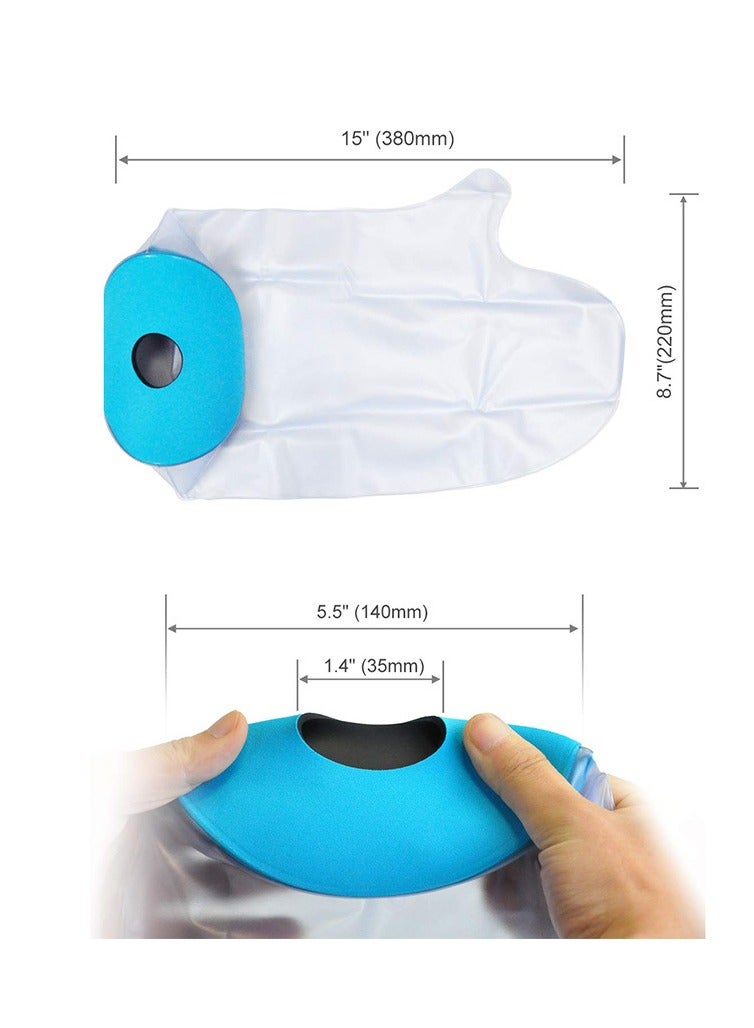 general Waterproof Hand Cast Protector for Adult - Shower Bath Glove for Fracture Wound Care Reusable Sealed Protection Sleeve - Image 2